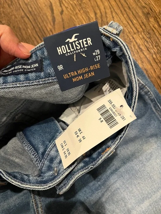 Hollister ultra high-rise mom jeans size 9R - Picture 5 of 7